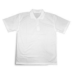 Maglietta bianca Polo SPORT per Sublimazione di trasferimento termico