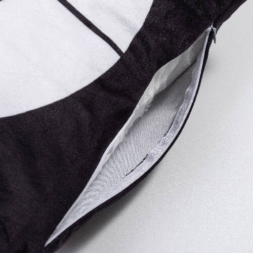 Federa di peluche con pannelli per foto per sublimazione - cerchio