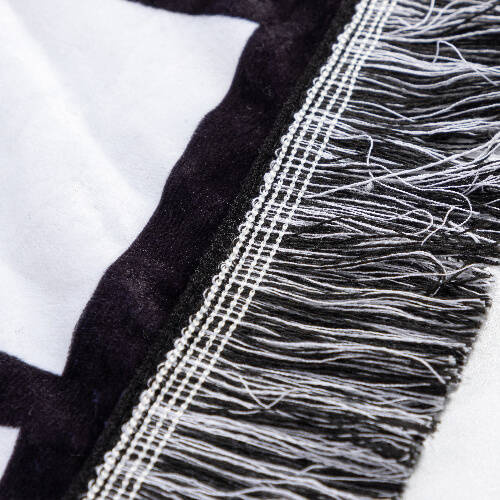 Coperta in peluche 80 x 50 cm con pannelli per foto per sublimazione - 24 pannelli