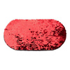 Patch paillettes bicolore da sublimare - ovale rosso