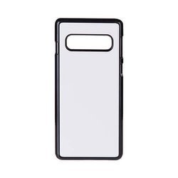 Custodia Samsung Galaxy S10 nero in plastica per Sublimazione trasferimento termico
