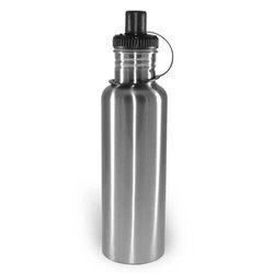 Borraccia argento da viaggio MAX 750 ml - Stampa sublimatica a trasferimento termico