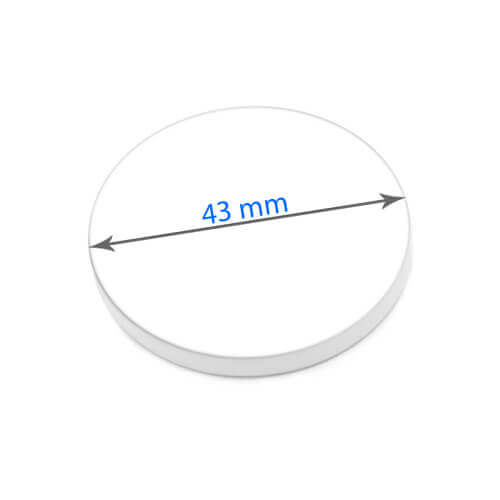 Fiche da poker 4,3 cm Sublimazione Trasferimento termico