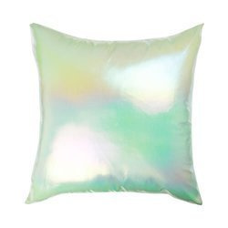 Federa 40 x 40 cm per sublimazione - effetto olografico - verde chiaro