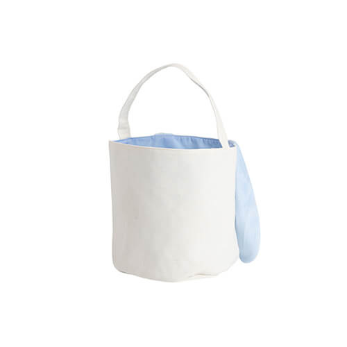 Borsa a forma di lepre per sublimazione - orecchie blu