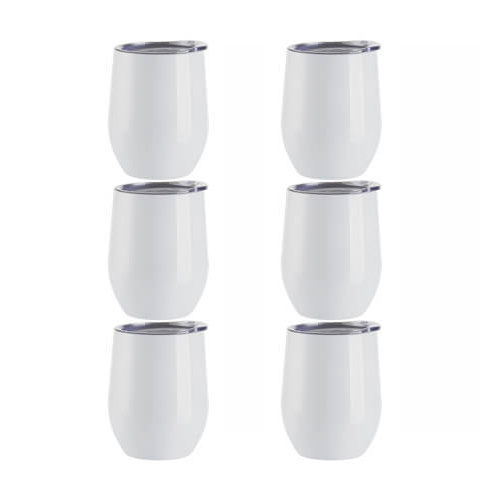 Set di 6 boccali per vin brulé da 360 ml per sublimazione