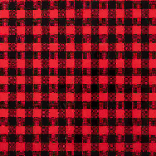 Lamina flessibile - quadretti neri e rossi