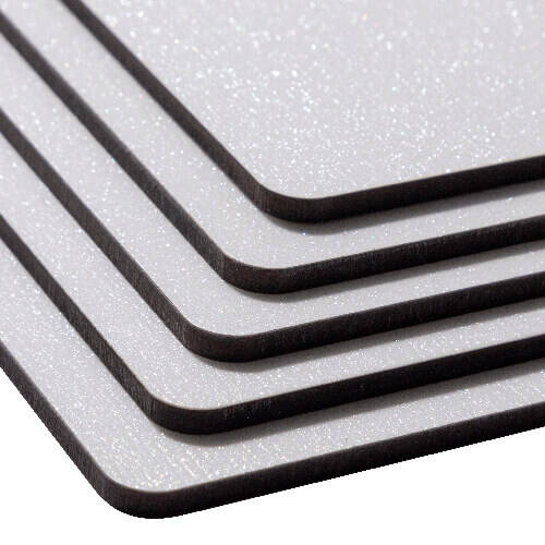 Foglio premium bifacciale in fibra di legno per sublimazione 120 x 120 cm - bianco