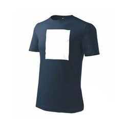 PATCHIRI - Maglietta in cotone per Sublimazione – area di stampa verticale – blu scuro
