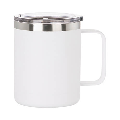 Tazza da caffè in acciaio inossidabile da 300 ml per sublimazione - bianco opaco