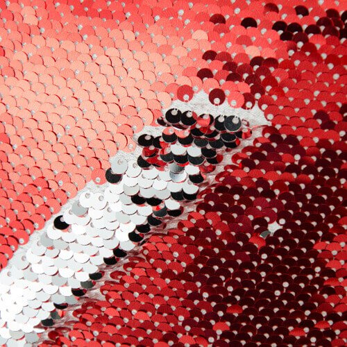 Copricuscino 40 x 40 cm con paillettes per sublimazione – rosso
