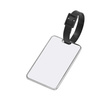 Etichetta per bagaglio 5 x 8 cm in metallo Sublimazione Trasferimento termico
