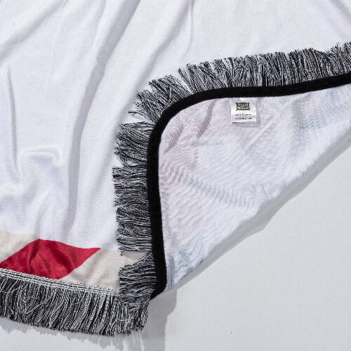 Coperta in peluche 150 x 100 cm con motivo a busta per sublimazione