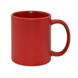 Tazza Full Color rosso, opaco Sublimazione Termostampa