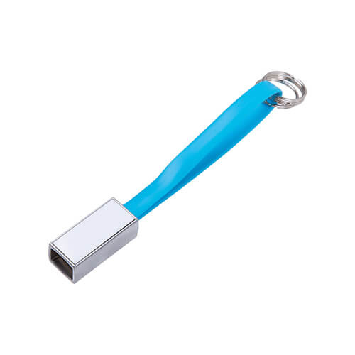 Portachiavi - Cavo dati Lightning per sublimazione - blu
