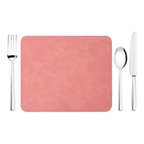 Pad in pelle 23 x 19 cm per sublimazione - rosa