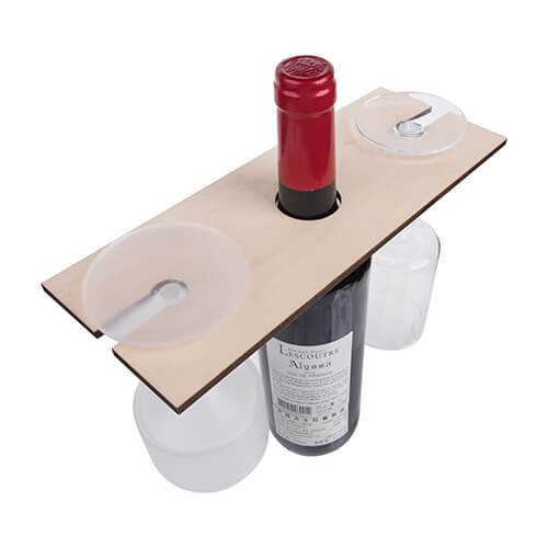 Copri bottiglia di vino per sublimazione - rettangolo
