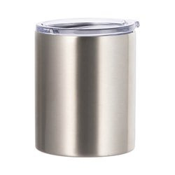 Tazza in metallo da 300 ml per sublimazione - argento