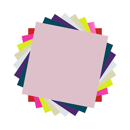 Set di 8 fogli di colore cangiante autoadesivo