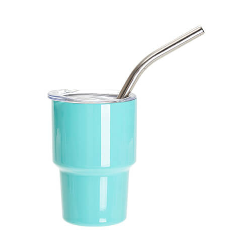 Bicchiere in acciaio inox per sublimazione - menta