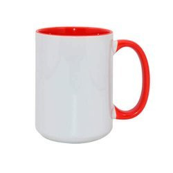 Tazza MAX 450 ml FUNNY rosso Sublimazione Termostampa