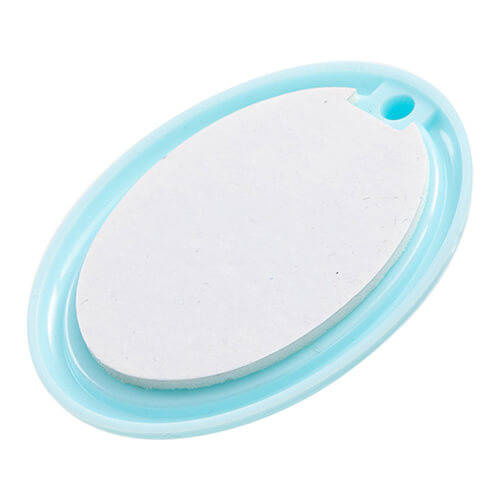 Grande appendiabiti in plastica per sublimazione - ovale blu