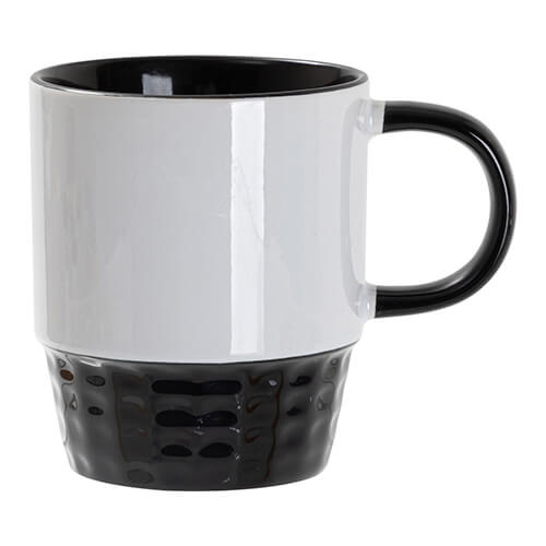 Tazza impilabile da 300 ml per sublimazione - nero