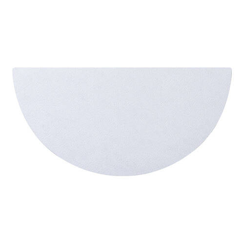 Un inserto in feltro per uno zerbino semicircolare a sublimazione