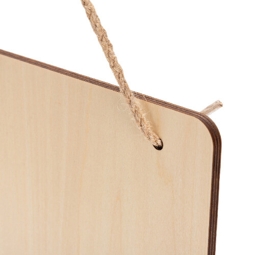 Appendiabiti rettangolari in compensato per sublimazione