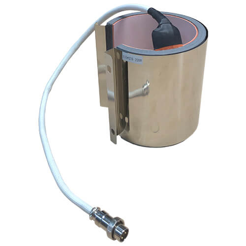 Riscaldatore per tazze con un diametro di 7,5 - 9 cm per presse MATE-8IN1 Tipo di montaggio U