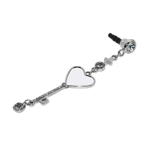 Tappo jack per presa cuffie - cuore - sublimazione trasferimento termico