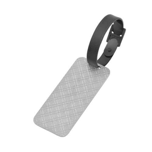 Etichetta per bagaglio 3,5 x 8 cm in metallo Sublimazione Trasferimento termico
