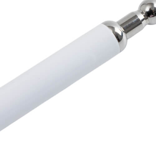 Penna a sublimazione - bianca con punta a stilo + pellicola termoretraibile