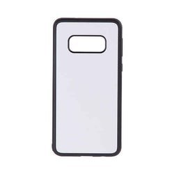 Custodia Samsung Galaxy S10 E nero in gomma per Sublimazione trasferimento termico