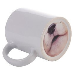 Tazza 330 ml con la stampa fondo - il naso del cane Sublimazione Termostampa