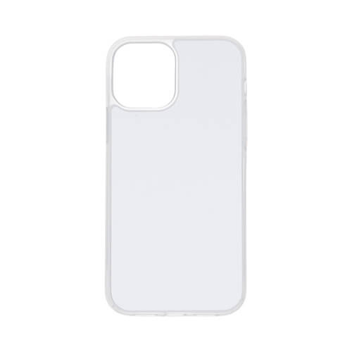 Custodia a sublimazione in gomma trasparente per iPhone 12 Pro