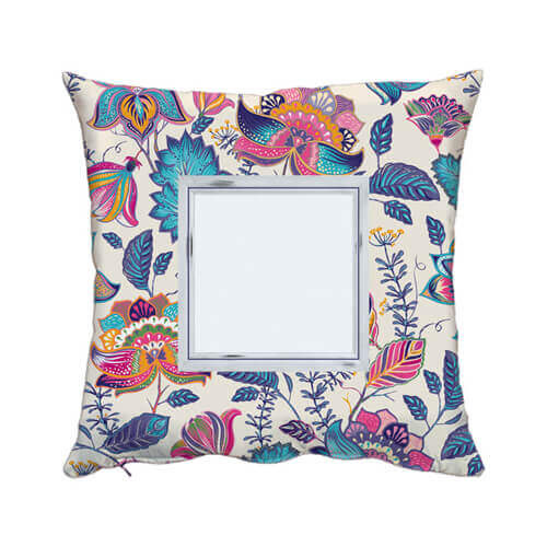 Federa in raso bicolore 50 x 50 cm per sublimazione - Floreal