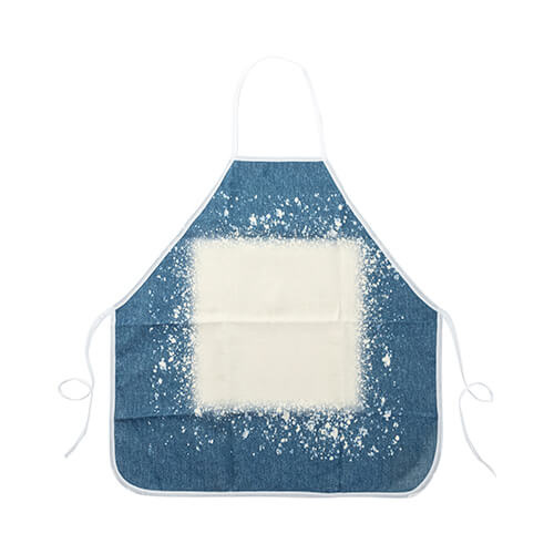 Grembiule in lino Bleached Starry Denim per sublimazione