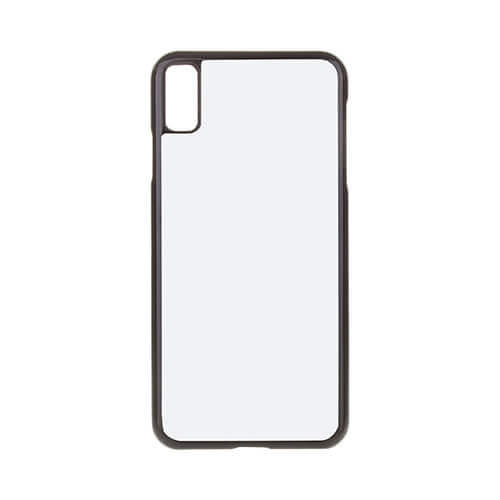 Custodia iPhone XR nero in plastica Sublimazione trasferimento termico