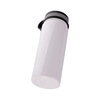 Thermos in acciaio inossidabile 550 ml con tappo avvitabile in bambù da sublimare - bianco