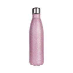 Borraccia bevande 500 ml - broccato rosa - Stampa sublimatica a trasferimento termico