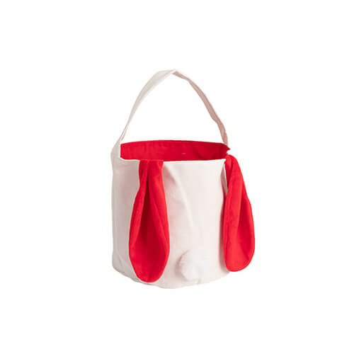Borsa a forma di lepre per sublimazione - orecchie rosse