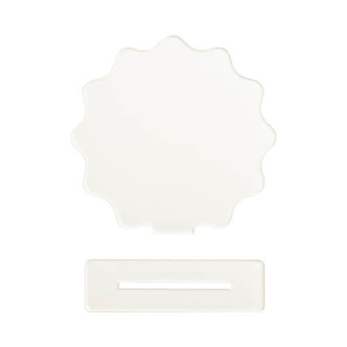 Cornice in acrilico QR Code per sublimazione - fiore