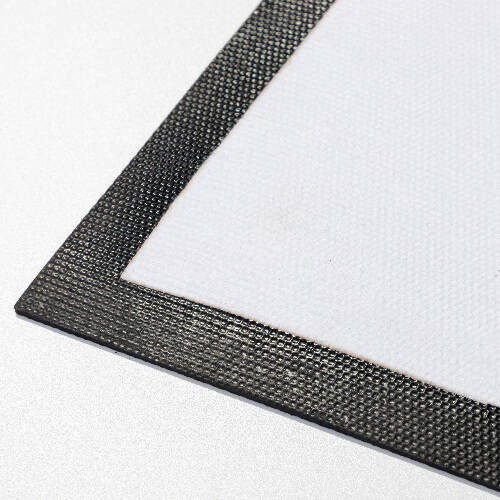 Zerbino 60 x 40 cm su gomma nera per sublimazione