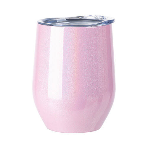 Tazza per vin brulè 360 ml per sublimazione - rosa iridescente