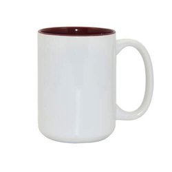 Tazza MAX 450 ml con l'interno rosso scuro Sublimazione