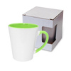 Tazza Latte piccolo FUNNY verde chiaro con la scatola KAR3 Sublimazione Termostampa