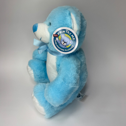 Orsacchiotto 25 cm per stampa sublimatica - blu