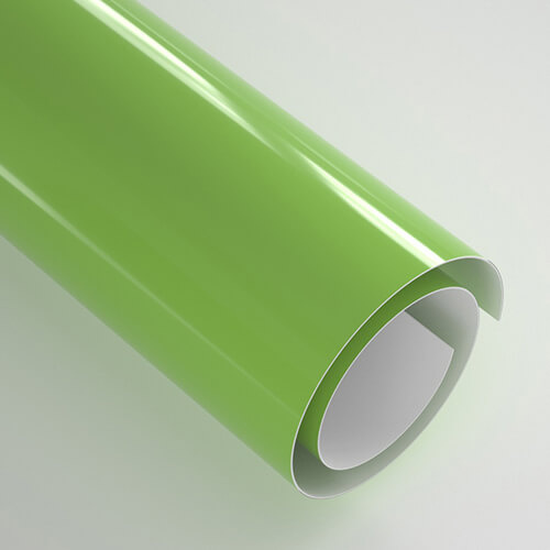 Pellicola autoadesiva 30,5 x 30,5 cm - 20 fogli - Glossy Yellow Green