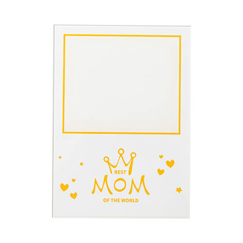 Cornice in vetro per sublimazione - 12,7 x 17,8 cm - Mom